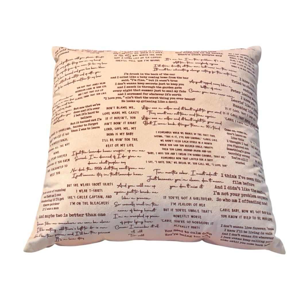 Taylor Swift Eras Tour Pillow • Cottagecore Academia Midnights Merch 16" - Picture 9 of 13